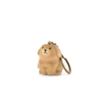 Sitting Dog Wooden Keyring
