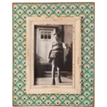 Boudoir Stamp Photo Frame Aqua
