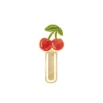 Cherry Metal Bookmark