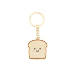 Bread Enamel Keyring