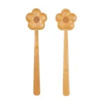 Flower Bamboo Salad Servers