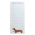 Sausage Dog List Pad