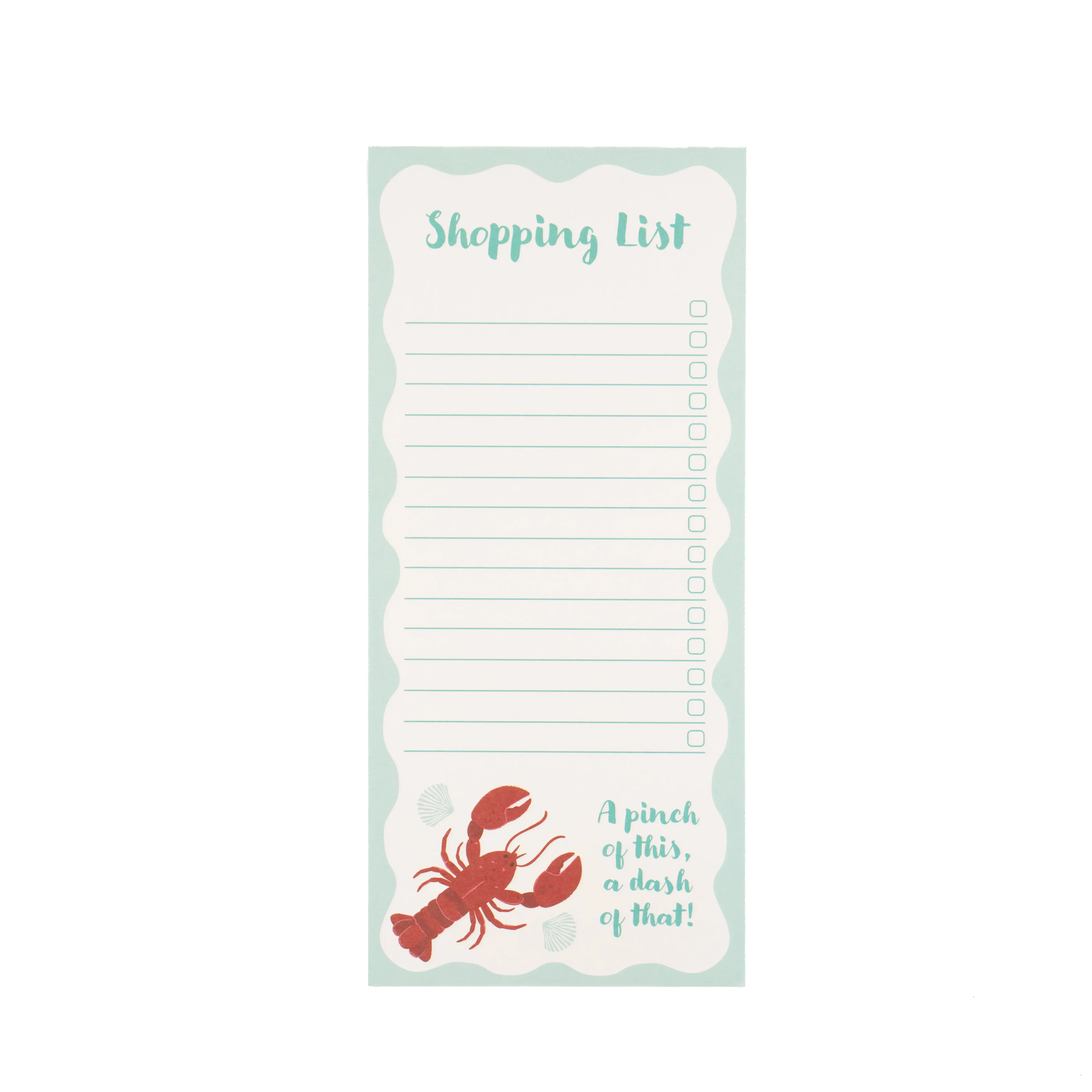 Lobster List Pad
