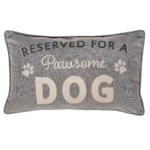 Grey Reserved for the Dog Cushion Cover